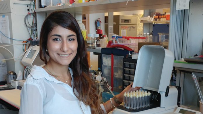 Nika Shakiba is a PhD candidate in Professor Peter Zandstra’s Stem Cell Bioengineering lab (Photo: Roberta Baker / University of Toronto)